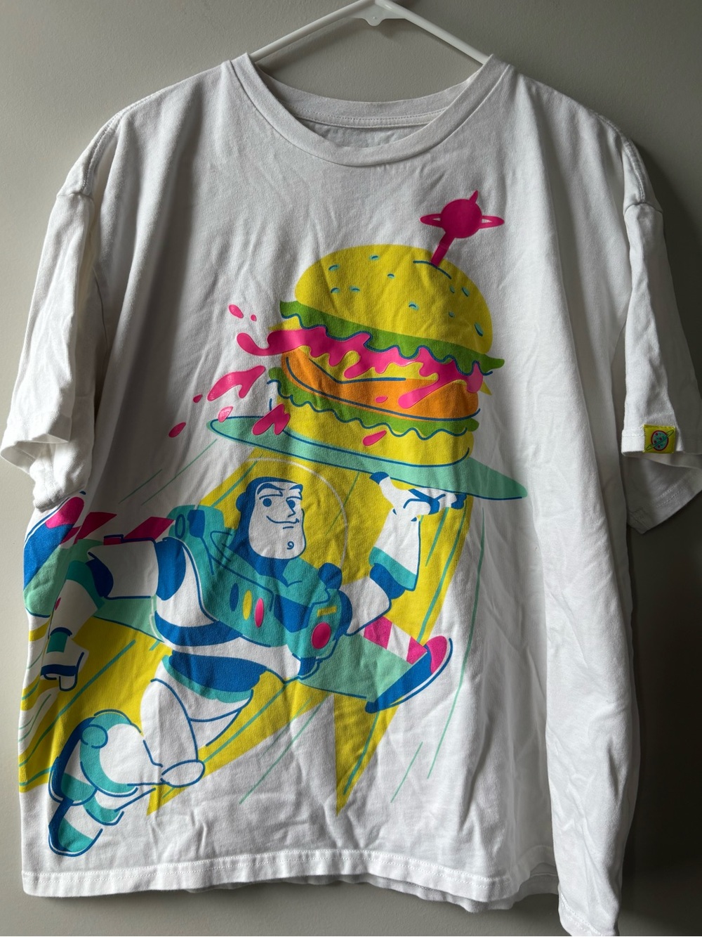 Toy Story Buzz Lightyear Burger Graphic Tee
